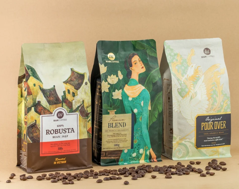 Лучшее предложение от HANCOFFEE жареный кофе молотый и цельные бобы как робуста так арабика для оптовых продаж