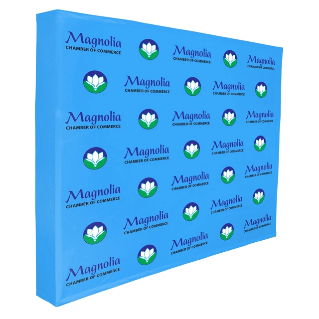 Portable fabric Pop Up  Display Backdrop Stand Wall Straight shape trade show exhibition Pop up Booth Stand