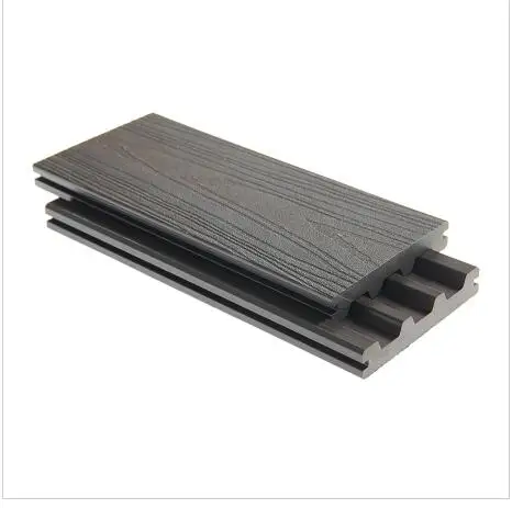 Exterior Semicircle Co-extrusion Wood Plastic Composite Flooring Board