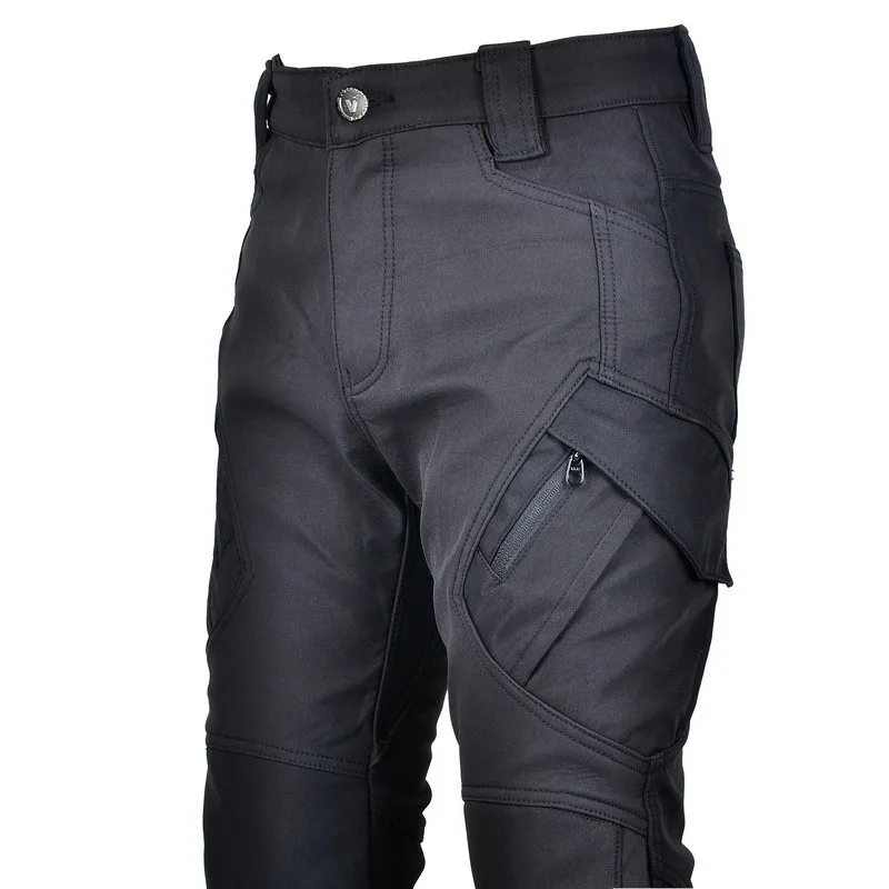 CUSTOMIZED TOP QUALITY SOLID STRAIGHT PANT FOR BIKER MEN