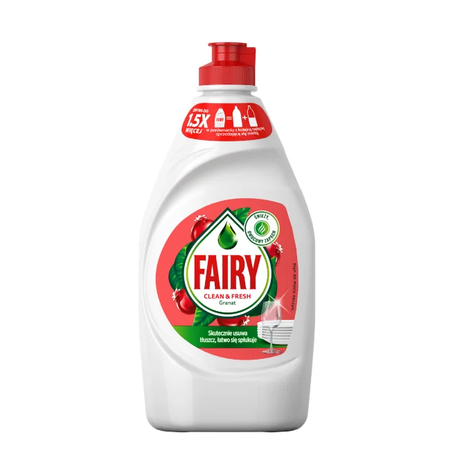 Fairy Granat - 450ml/800ml Dishwasher Liquid - Effective & Gentle on Dishes, Utensils & Glassware