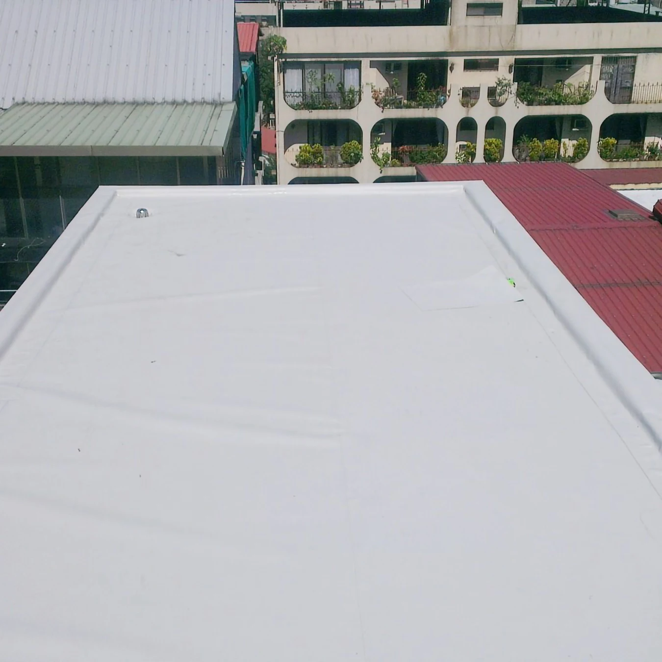 PVC pet scrim 60mil roof membrane waterproof