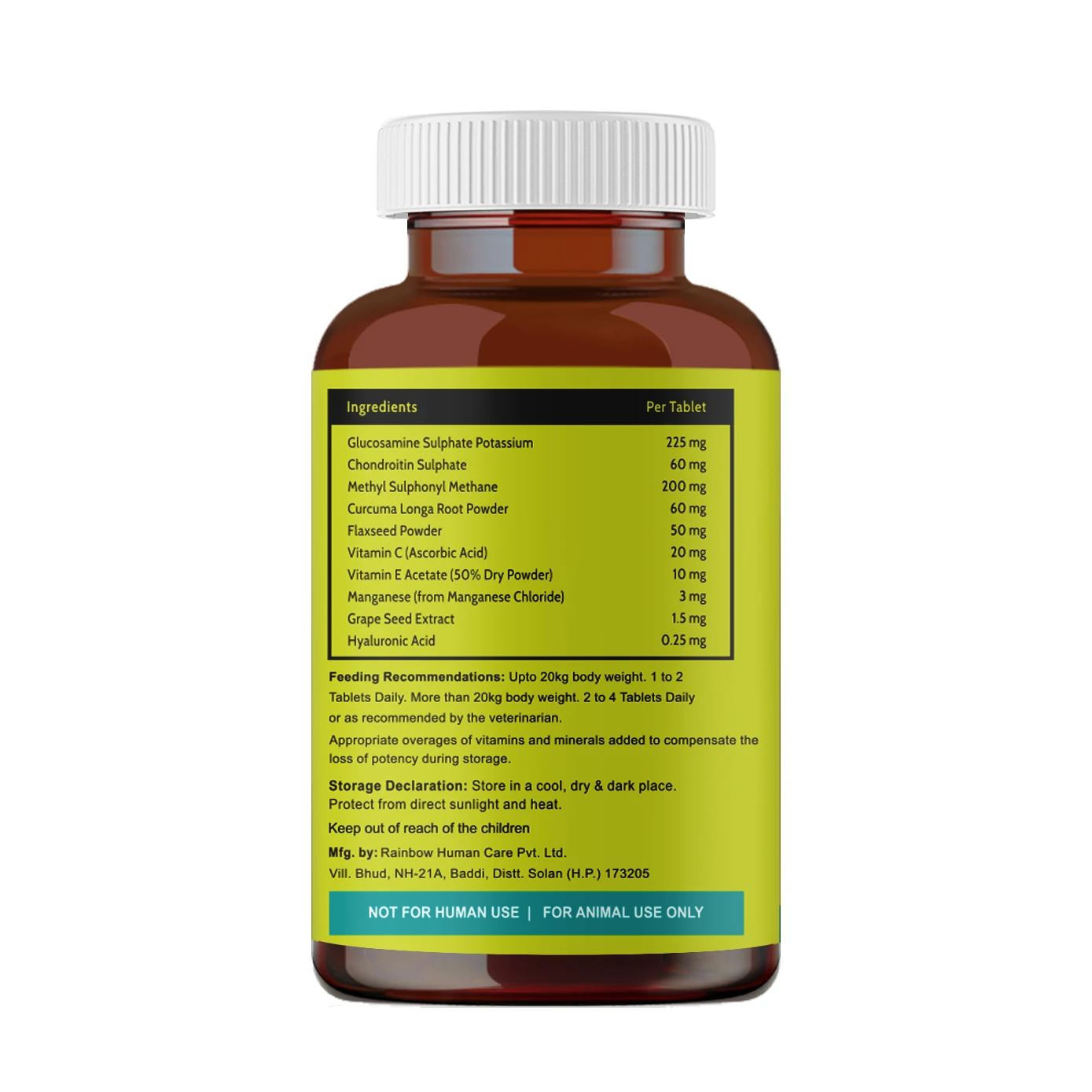 Chewable Hip and Joint Pain Food Supplements for Dogs with Glucosamine, Chondroitin & MSM Complete Mobility & Joint Support