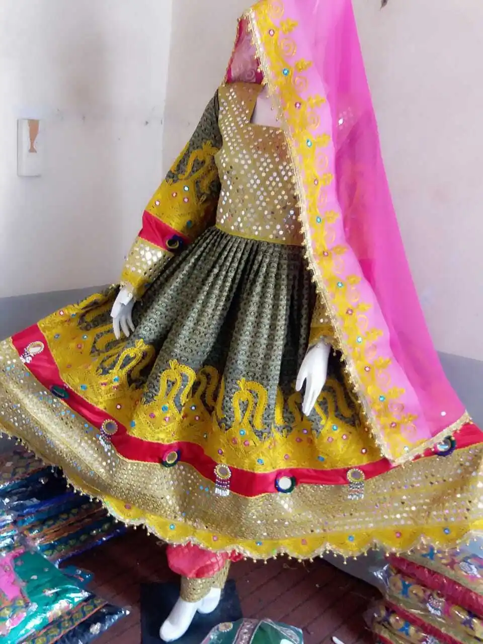 Summer / winter kuchi all sizes colors designs available 100% High Quality Afghani Dress For Sale made Pakistan