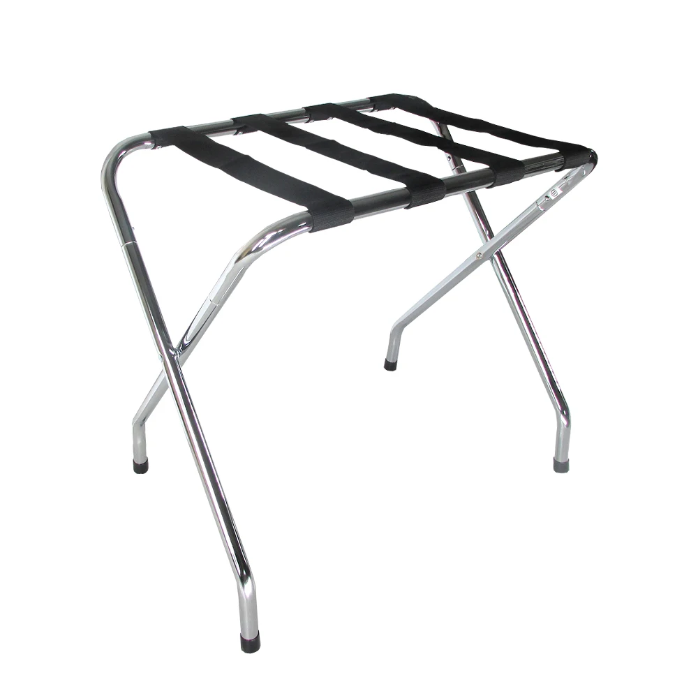 Складная полка для багажа с четырьмя кожаными ремешками