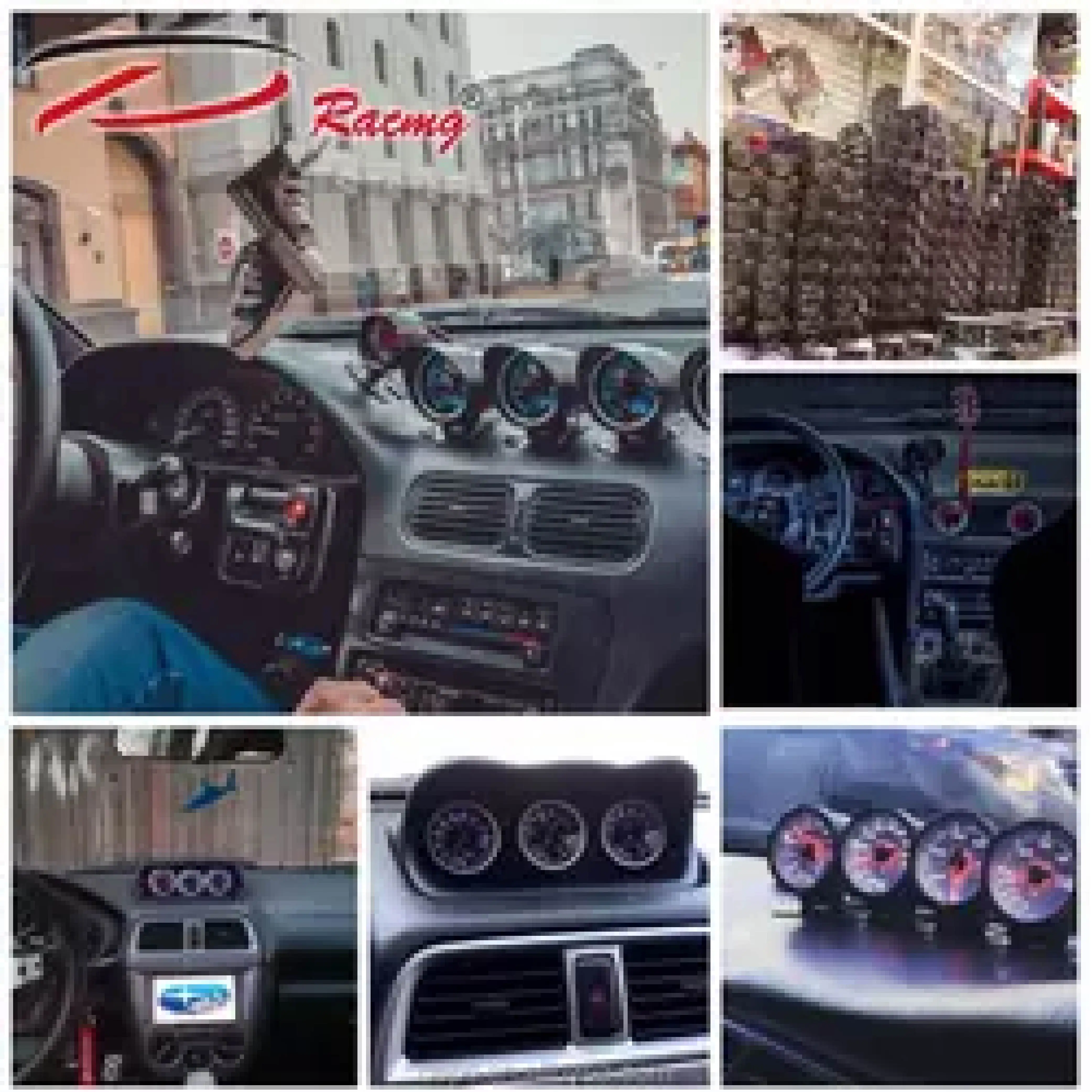 52mm Auto Car Pod Meter Gauge Cup Mounting Stand Universal Car Black Plastic Hold Dash Mount Holder