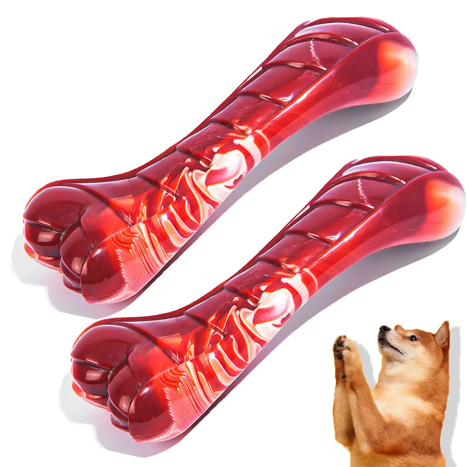 Relaxlines Dog Toys for Aggressive Chewers Indestructible Durable Dog Chew Toys