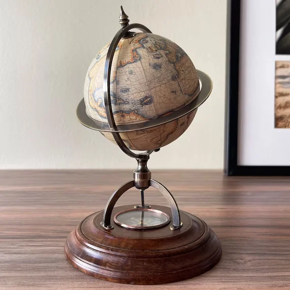 Top Selling Aluminium World Globe Home Decorative Earth Globe for education