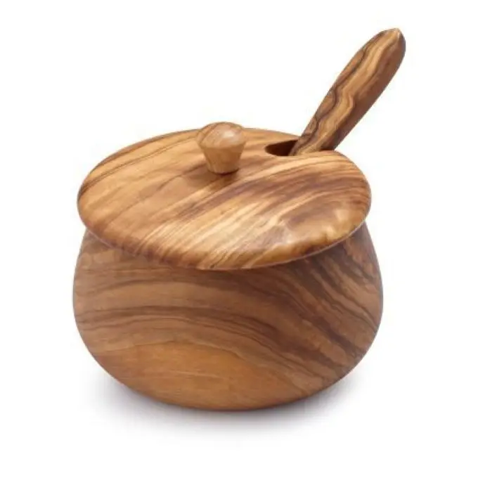 Mortar and Pestle Set 6 inch Big Size  Wooden Carved Round Mortar and Pestle | Grinder for Herbs, Spices and Kitchen ...