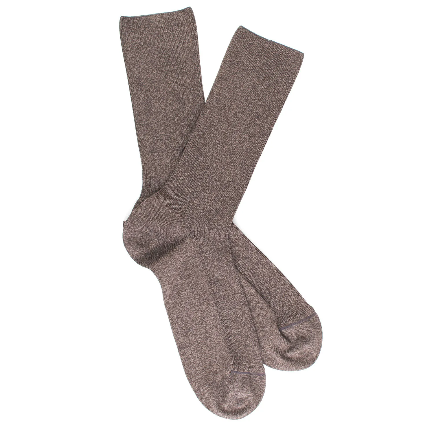 Premium Mens Elastic-Free Ribbed Egyptian Cotton Socks - Ultra-Comfortable And Non-Binding - Ideal For All-Day Wear