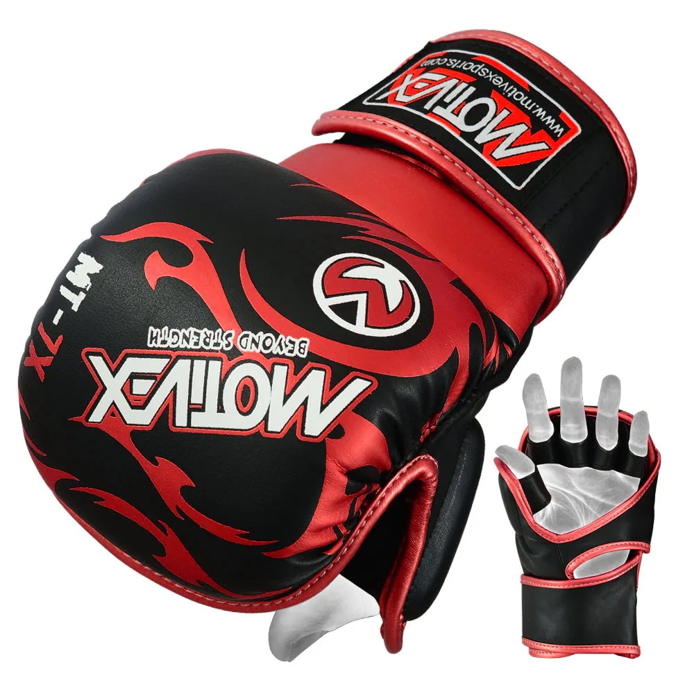 High Quality MMA Sparring Gloves Grappling Fighting Shooter Training Workout Exercise Combat Mitts Sport MMA Glove Boxing Gloves