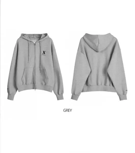Unisex Av Oversized Zip-Up - 4col Black/Grey/Ivory/White Melange S/M/L/XL Trending Products 2024 New Arrivals Wholesale Clothes