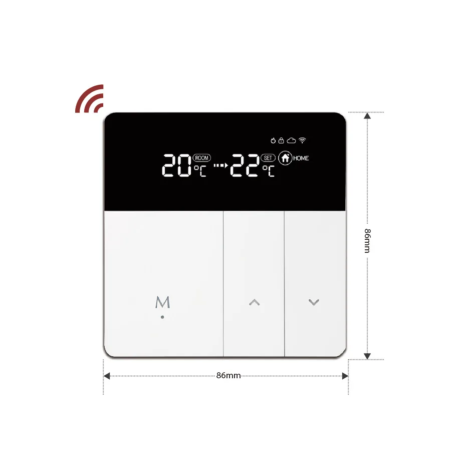 wireless central heating control systems digital room thermostat temperature controller