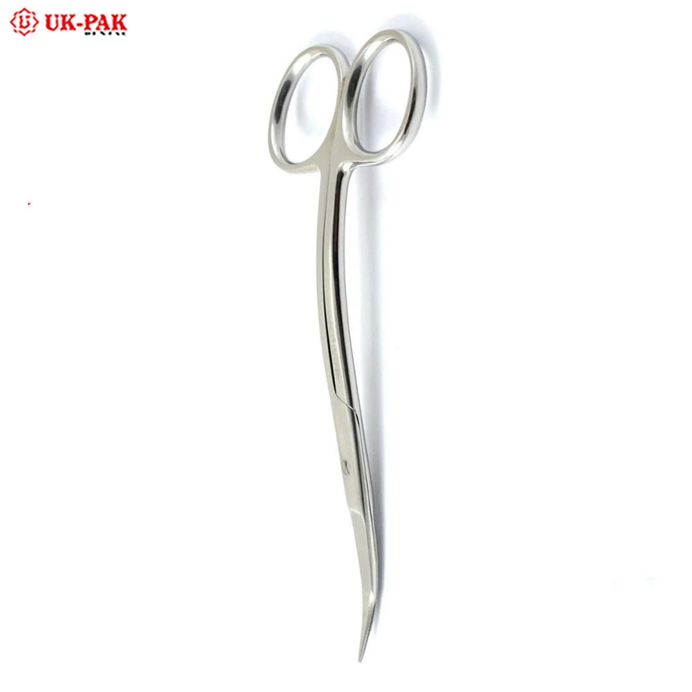 Surgical Goldman Gum Scissors 13cm Double Curved Dental Gum & Tissue scissor