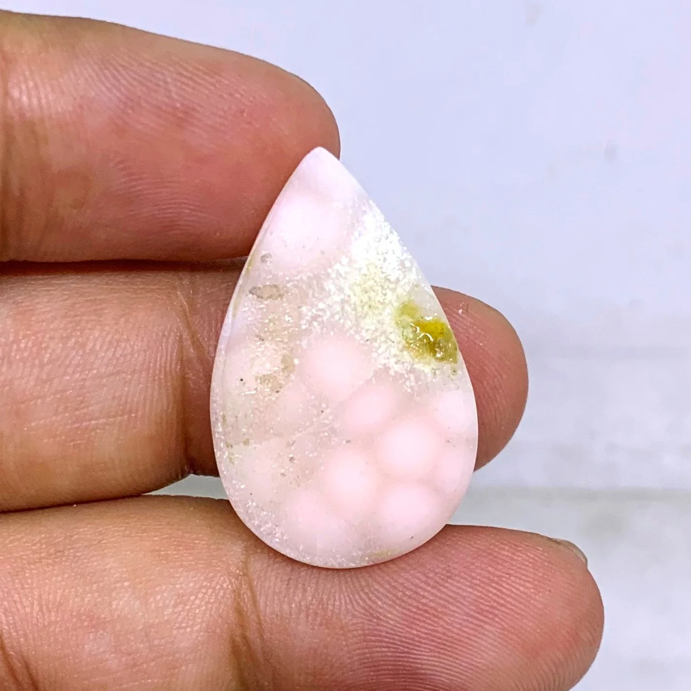 High Quality Loose Thomsonite Cabochon 19 Ct. 28X18X6 mm TM-46 Natural Tourmaline Obsidian Larimar Crystal Jewelry Making