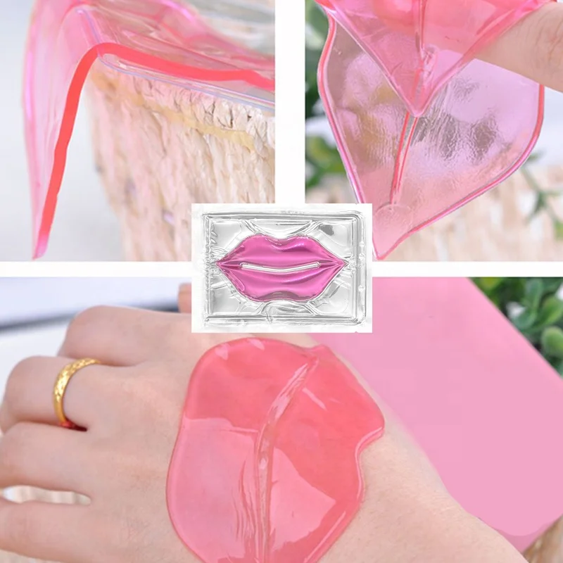 Custom Private Label Hydrogel Lip Mask Collagen Jelly Make Your Lip Kissable And Soft Patches For Dark Lips