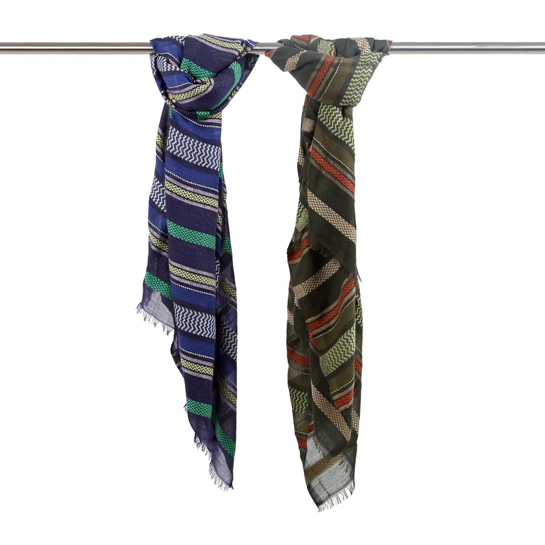 Buy Premium Quality Dobby Scarf with Printed Designed & Cotton or Wool Handmade Scarf For Winter Season Wearing Scarf