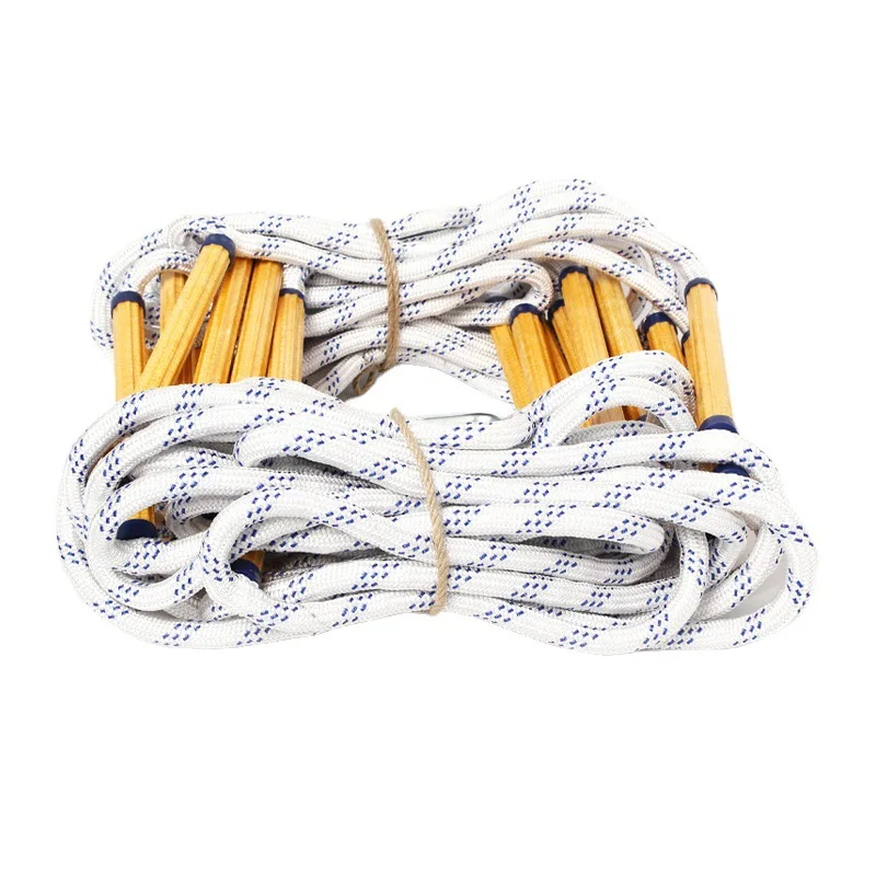 Anti slip foldable ladder climbing soft ladder high-altitude operation safety rope ladder