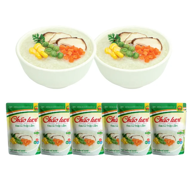 240g vegetarian Mixed Vegetables Infant food nutritious food no preservatives fresh porridge ready to eat OEM Vietnamese product