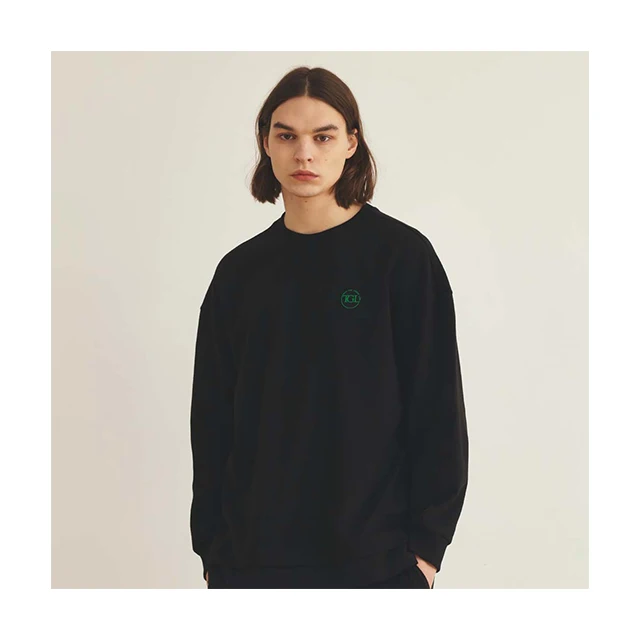 In Korea Best Selling Product The GREEN Lab SIDE ZIPPER SWEATSHIRTS_WMG_BLK GA1-URL-01-N Best Price and Good Product
