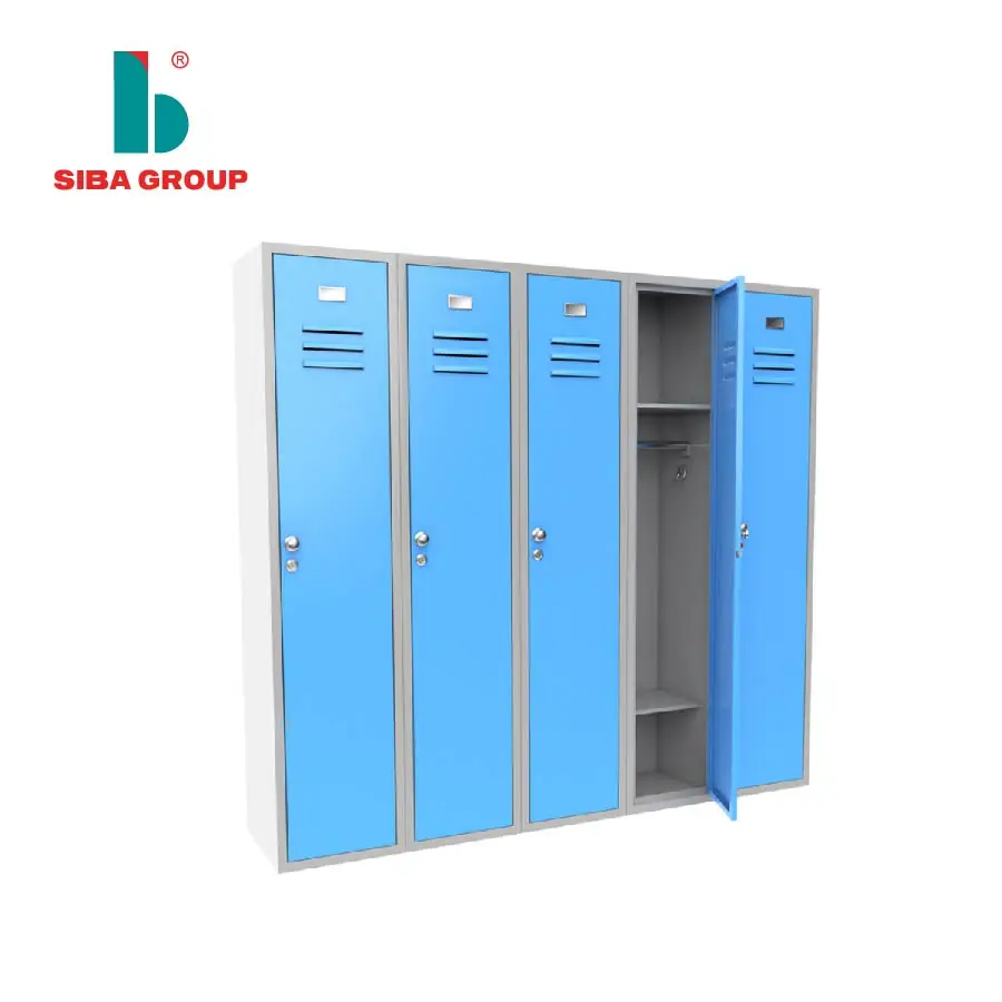 Hot Selling 2023 Metal Gym School Office Locker 5 Door Office Staff Clothing Storage Steel Lockers For Changing Room