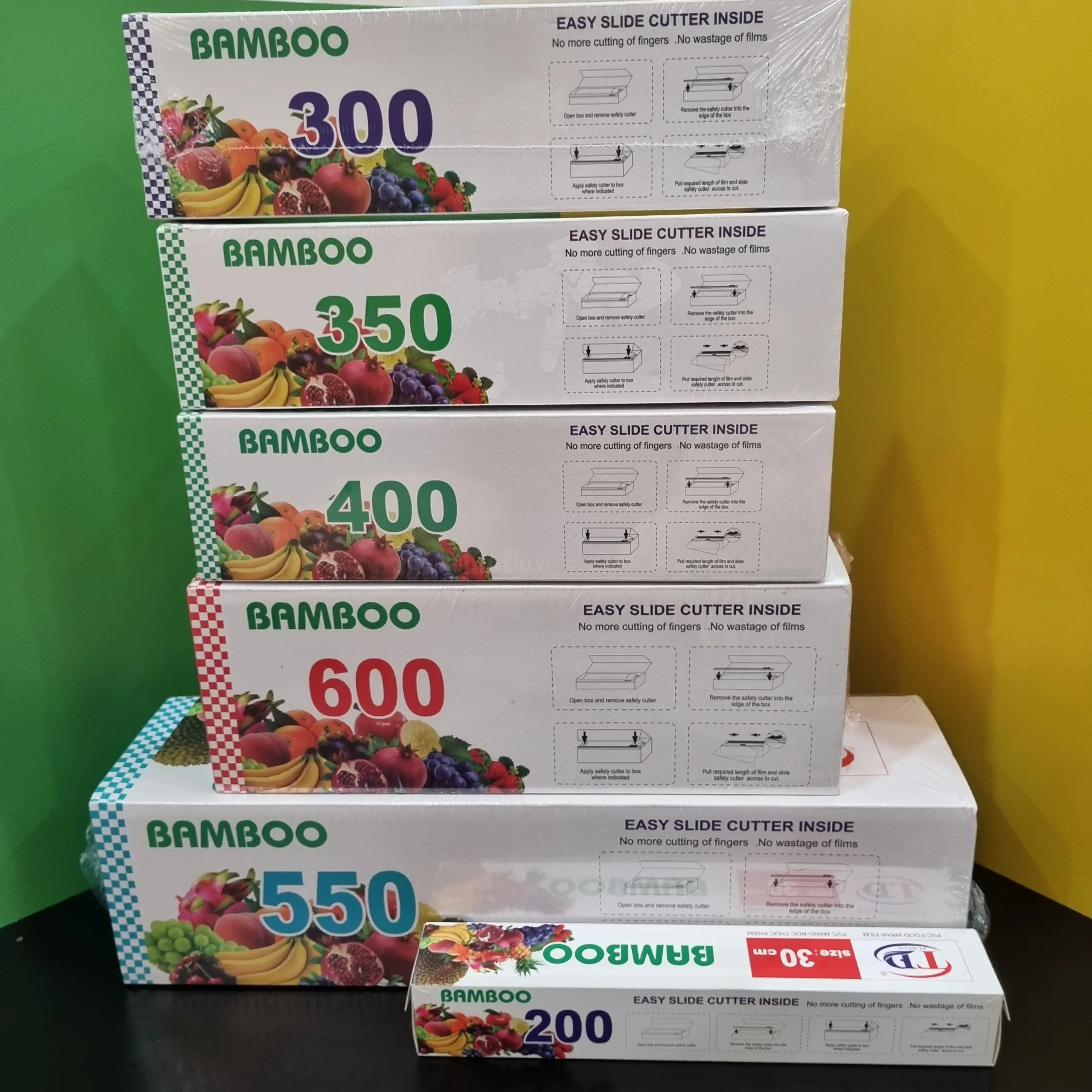 PVC food wrap film cling wrap packing film jumbo home and kitchen Factory High quality low price