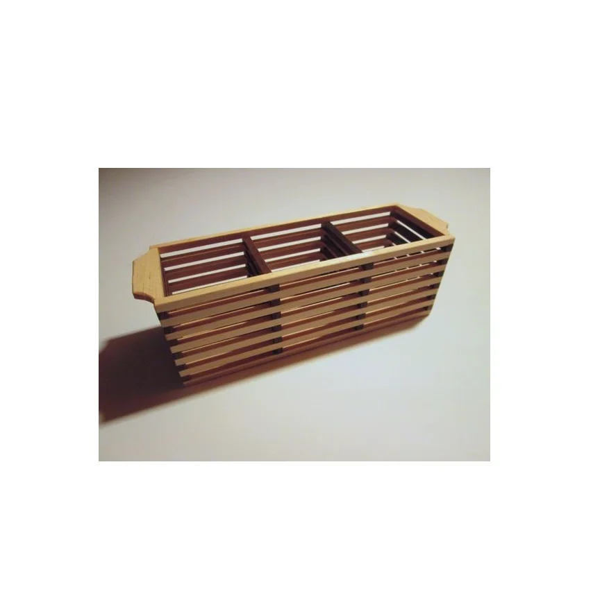 Stylish design square shape cutlery holder high quality handmade wooden cutlery holder at cheapest price