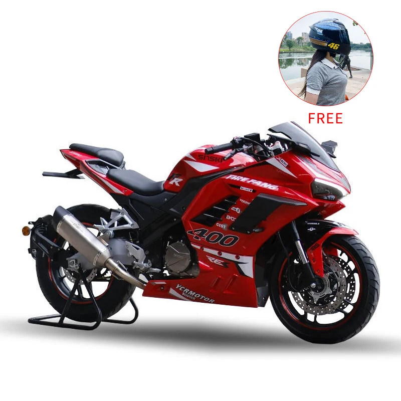 200CC/400CC 6 gears double cylinder 17 inch disc brake ABS water cooling 180km/h sport racing gasoline motorcycle