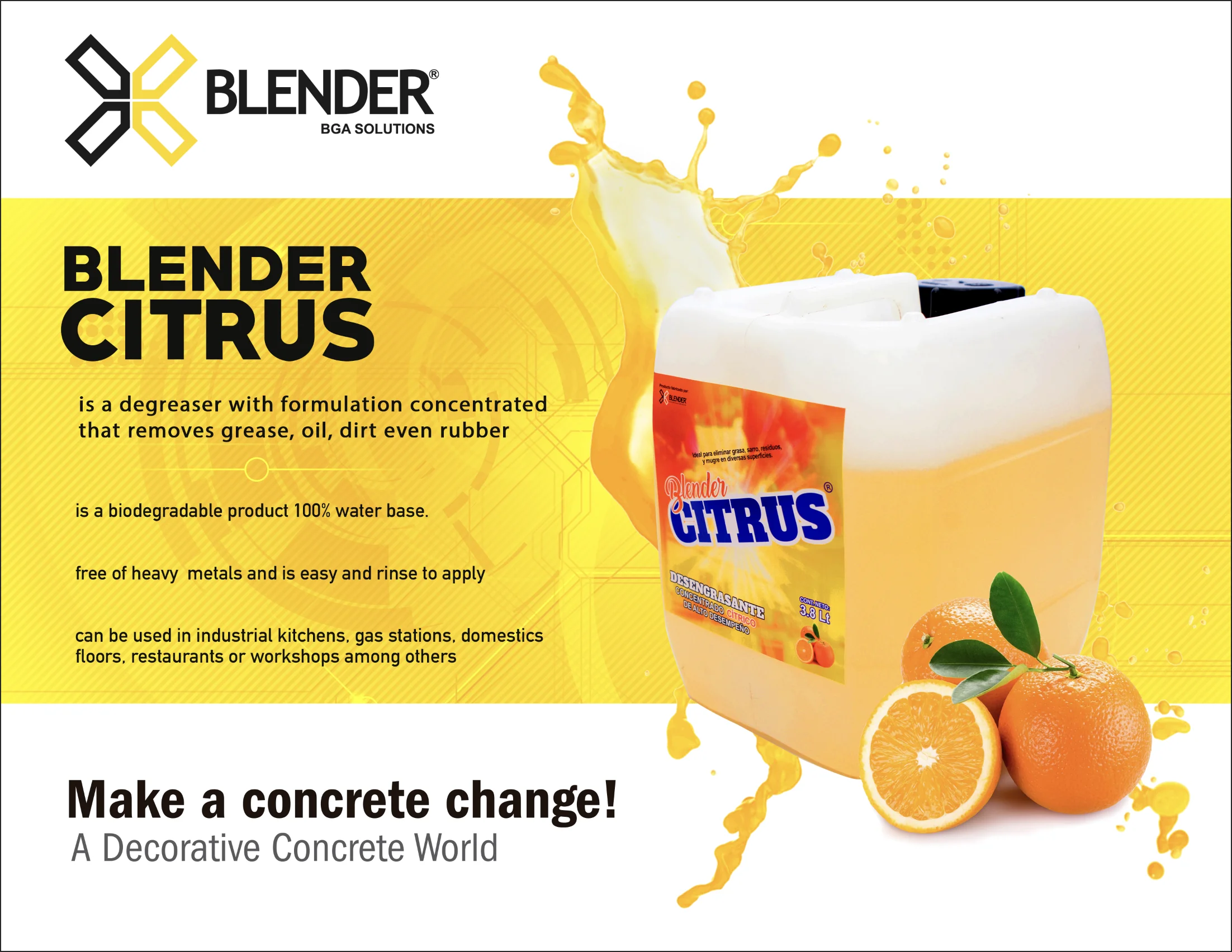 Bio Degreaser Industrial degreasant Multi-purpose Degreaser Cleaner Industrial Industrial Citric Degreaser