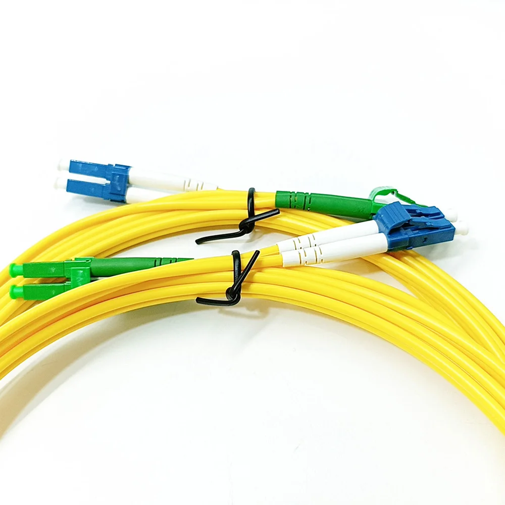 Single-Mode Optical Fiber Jumper LC-APC/UPC Duplex 1/2/3/5m 3.0/2.0mm Dual Core SC Connector for FTTH Fiber Optic Use