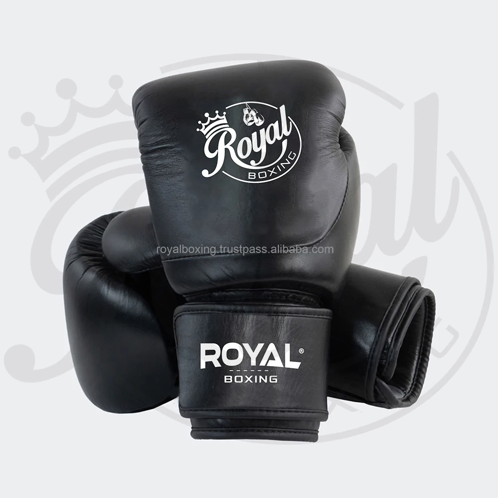 Wholesale high quality black 12oz boxing gloves adult professional lace up winning leather custom logo boxing gloves