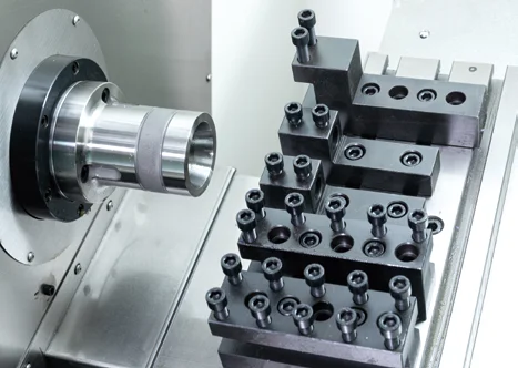 Precision Metal 2 axis Turning CNC Lathe Machine Slant Bed CNC Lathe