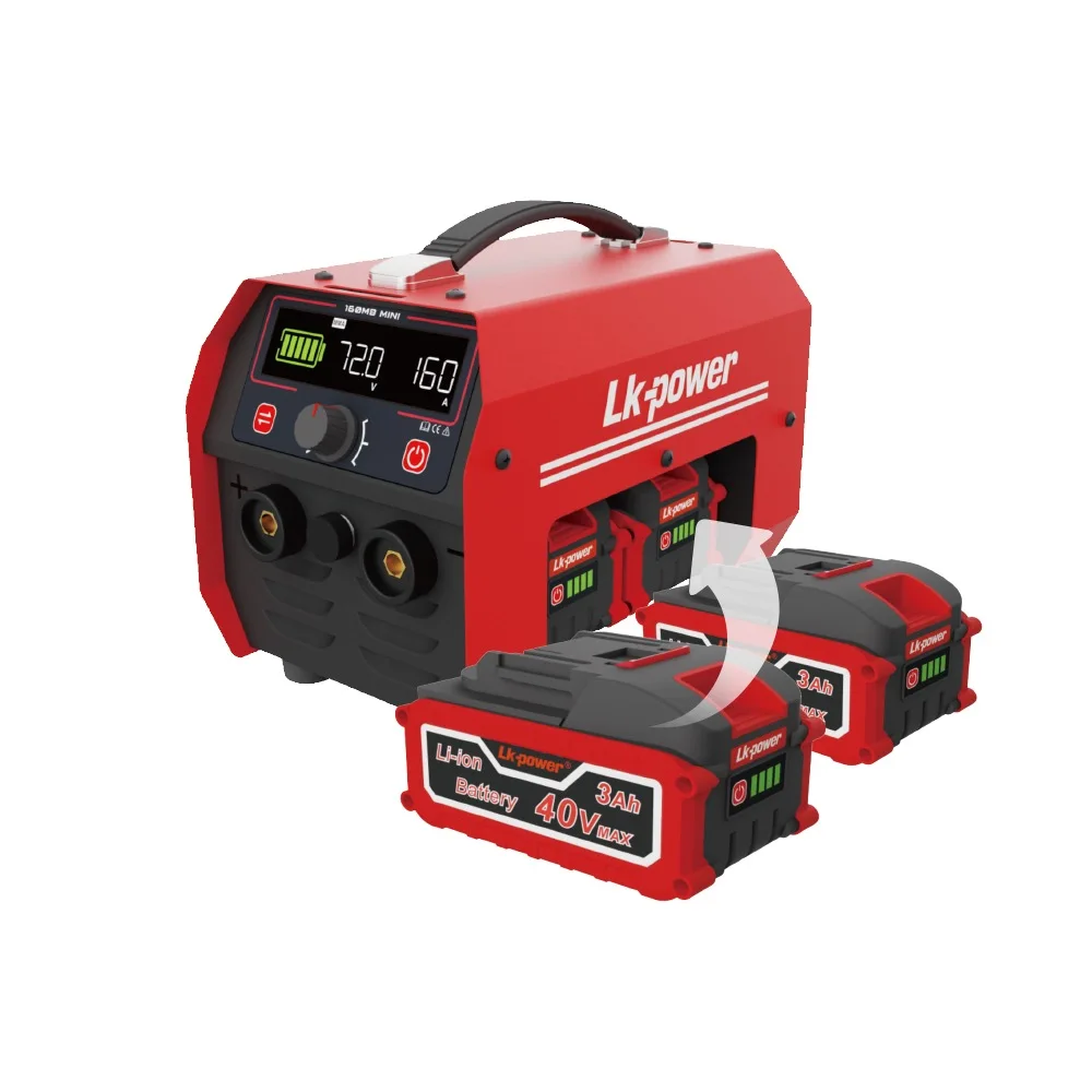 Welding Machine Lithium Battery Rechargeable Cordless tool 2.5mm 3.2mm portable Manual Lithium Metal Arc Welder