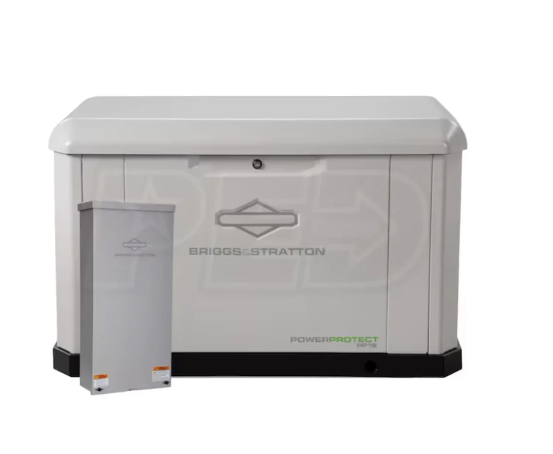 60% Briggss & Strattons PowerProtect pp 18 - кВт генераторная система (200A служебный диск. + Набор для выбора симфонии)