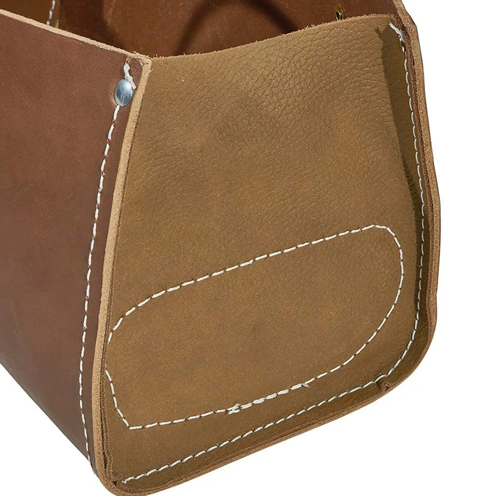 Custom Best Quality Real Leather Knife Roll Storage Bag Chef Tool Kit Bag With Pockets