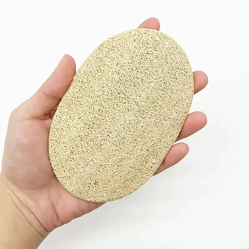 Wholesale 100% Organic Eco-Friendly Loofah Luffa Spa Pads 8*12 cm Kitchen Natural Bath Shower Sponge for Body Back Use