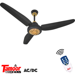 Tamoor Fans| Diamond Model (AC/ DC) Energy Saver Ceiling fan with metal blades with 100% copper winding high quality motor