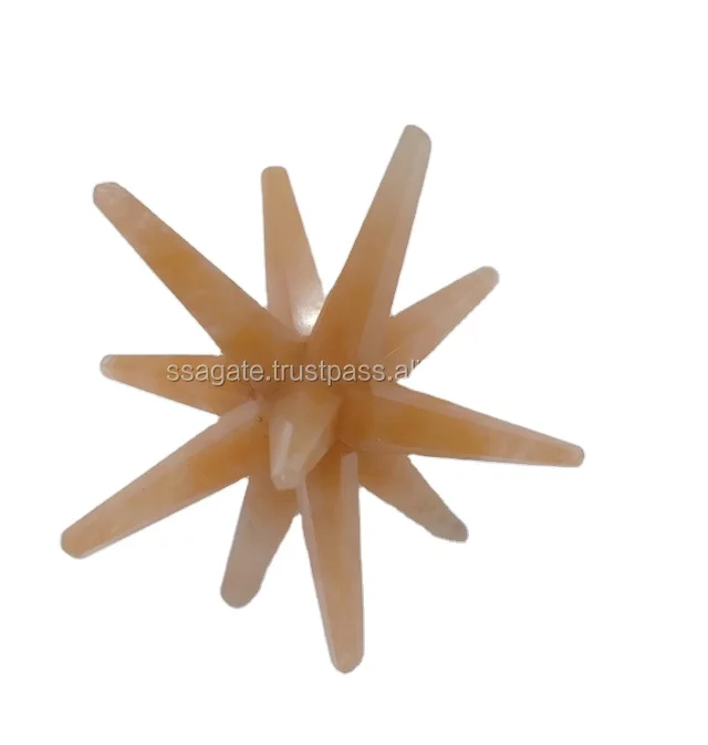 12 Point Red Aventurine  Merkaba Star : Wholesale 12 Point Merkaba Star : Buy Online From s s Agate