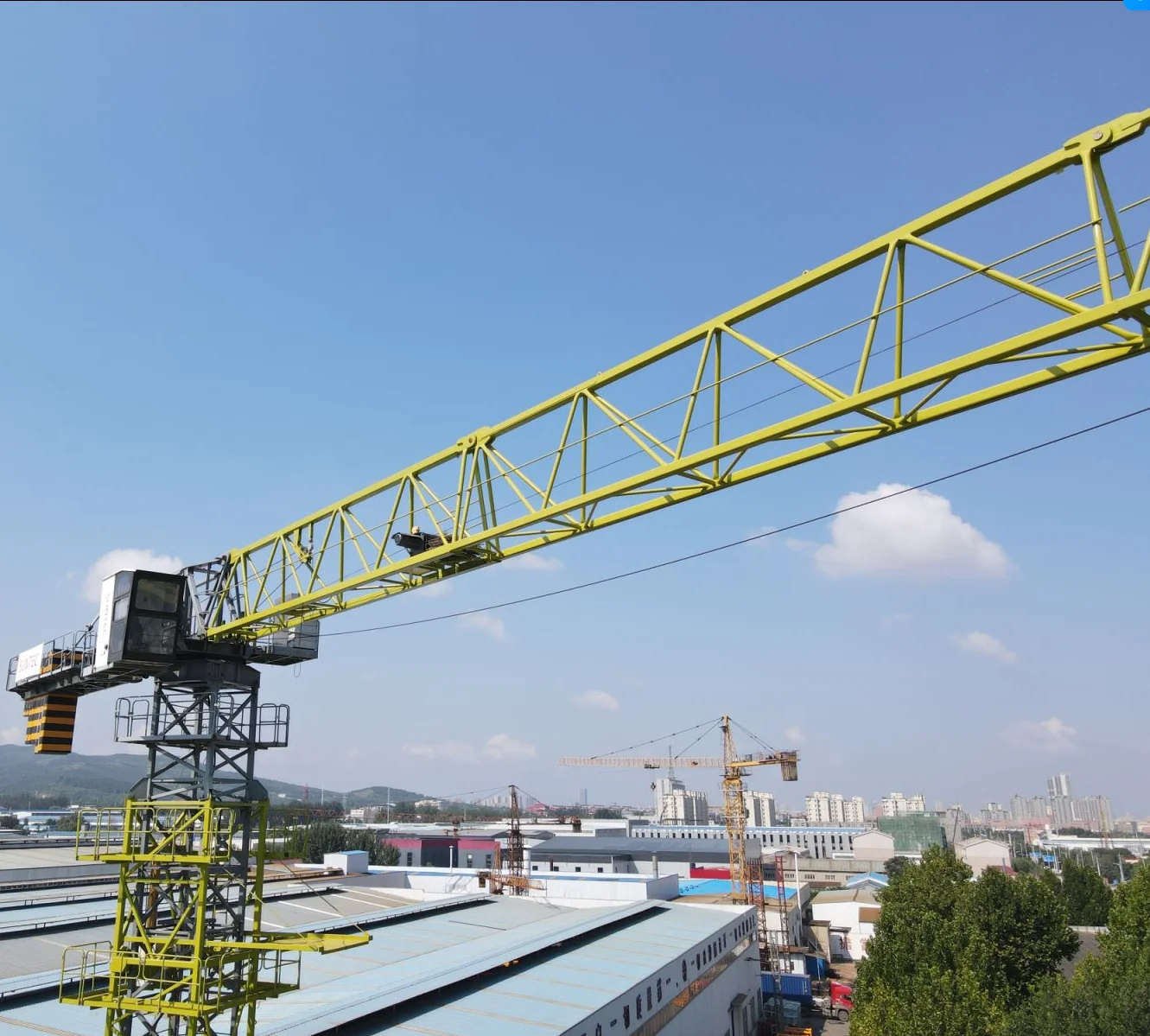 CE Certificate Flat top Construction Crane Tower QTZ125 PT6015-8