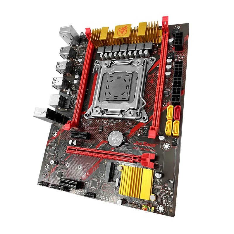 JIESHUO 100% NEW X 79 Gaming Mother Boards Set E5-2450 CPU DDR4 16GB RAM for Rams H61 B550 B450 With Processor X79 Motherboard