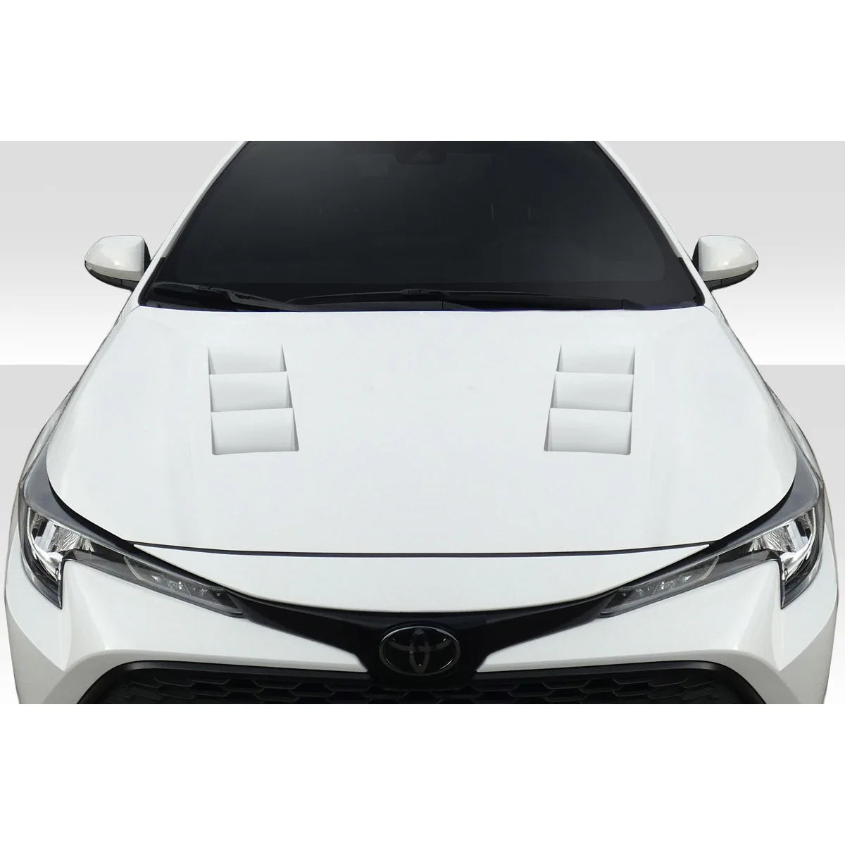 2019-2023 Toyota Corrolla Hatchback / 2020-2023 Corolla Sedan Duraflex Velocity Hood - 1 Piece