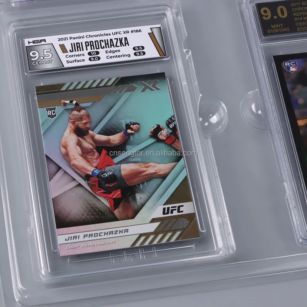 PRO Card Sleeves Graded Sports Slabs Baseball Cards 3 Ring Binder Graded Cards Protect Pages