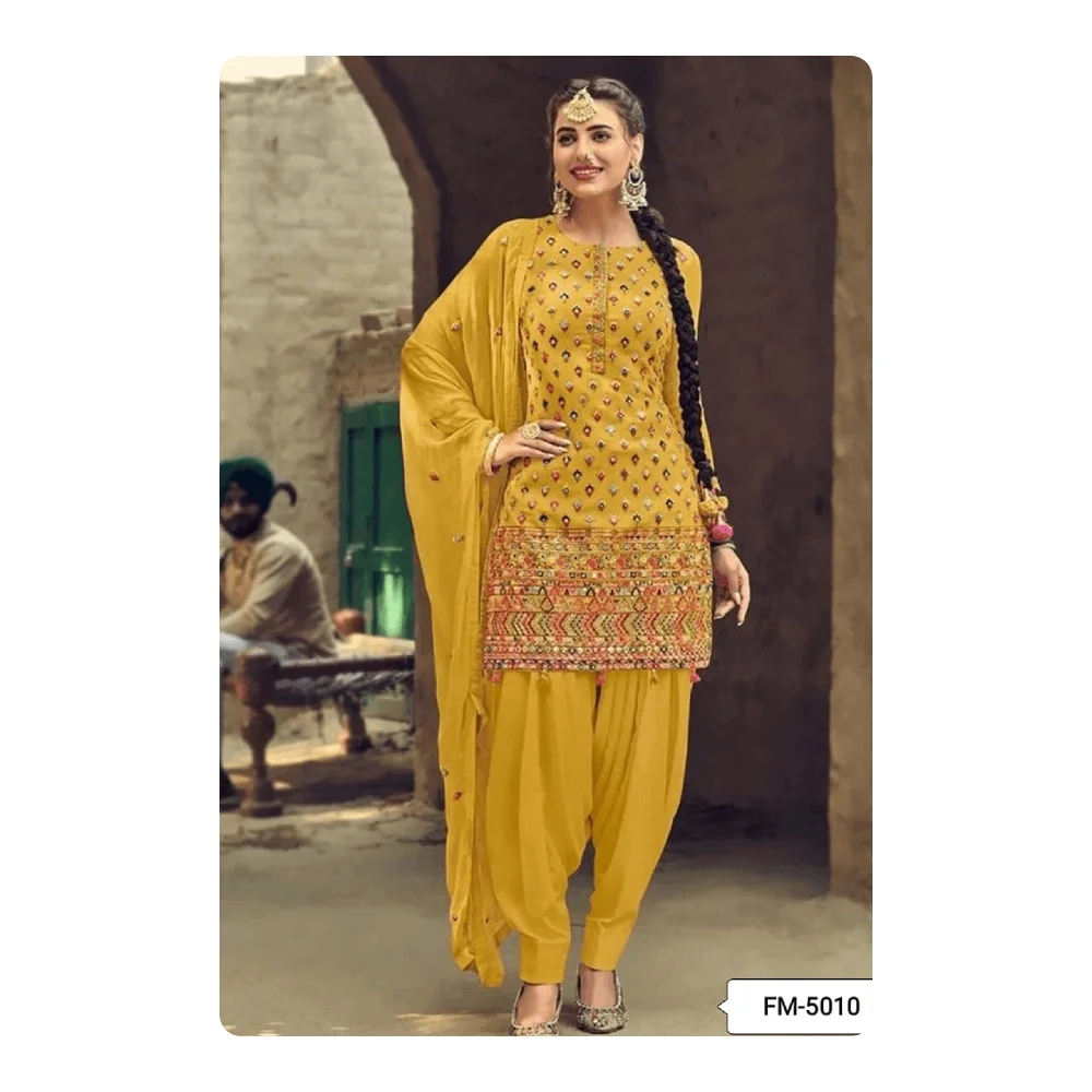 Party Wear 2022 Heavy Georgette With Embroidery Work Pakistani Salwar Kameez Dresses Women Shalwar Kameez