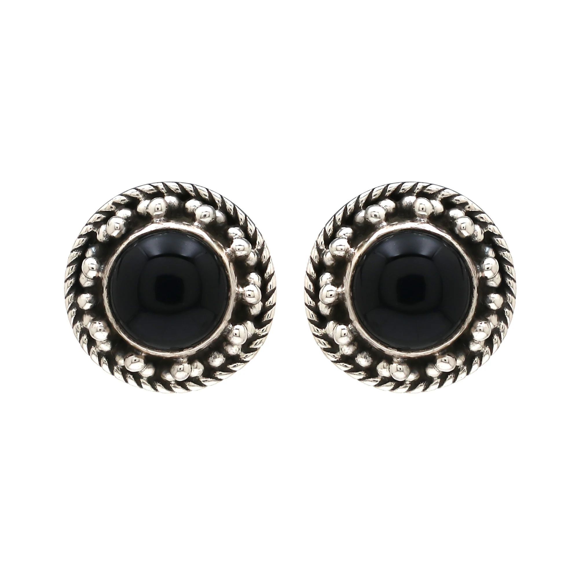 Natural Gemstone 925 Sterling Silver Party Wear Stud Earrings Bohemian Jewelry Latest Design One OF A Kind Jewellery