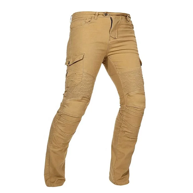 High Quality Custom Made Denim Motorcycle Pants Men Moto Jeans Protective Gear Riding Motocross Pants Touring Motorbike Trousers