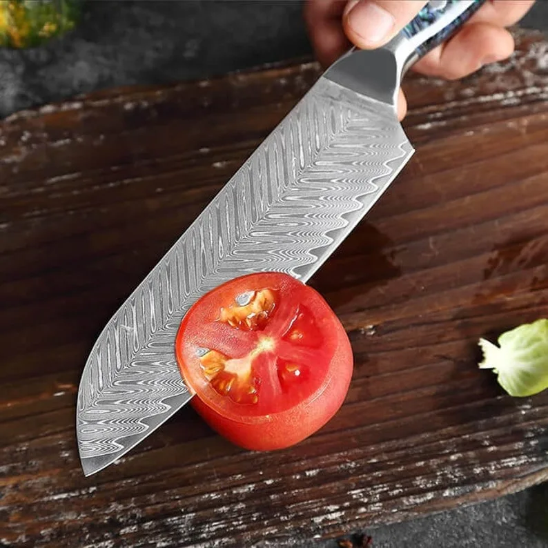 5 Pieces Handle Kitchen Chef Slicing Knives Stainless Steel Kitchen Knife Set With Home And Kitchen 2023