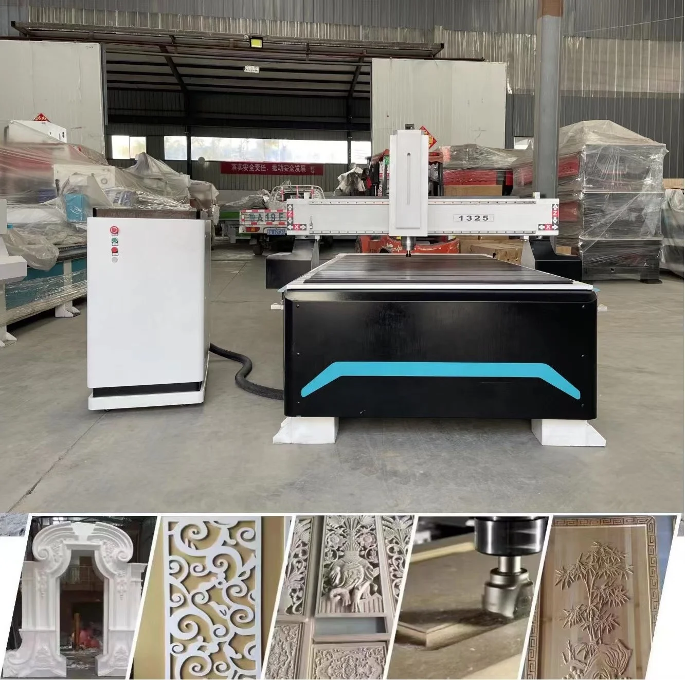 CNC router machine for processing acrylic and mdf