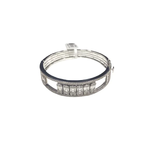 Buy Fancy Design Customized Slider Diamond Bracelet For Fashionable Jewelry Accessories Low Prices By Exporters