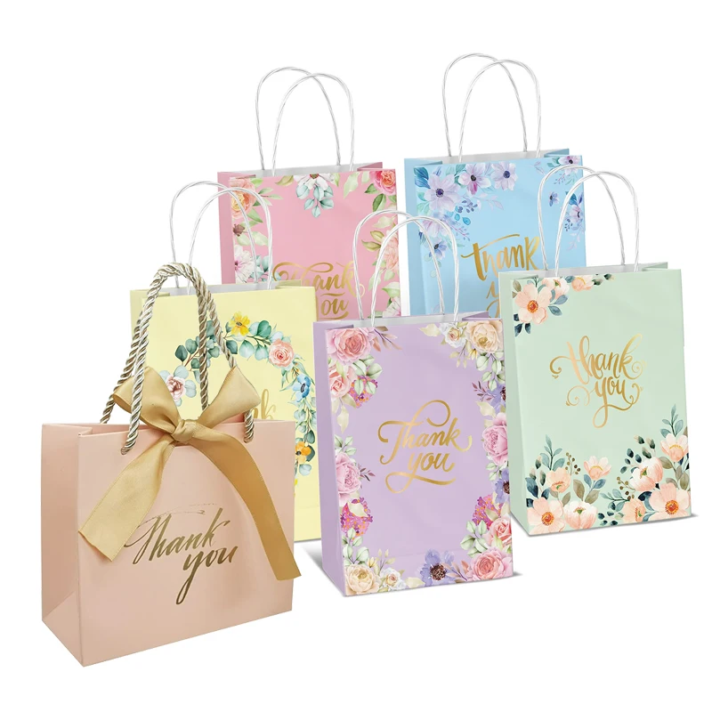Роскошная ленточная ручка thank you boutique ювелирные изделия Подарочная коробка сумки фирменные небольшие роскошные бумажные для покупок с логотипом на заказ