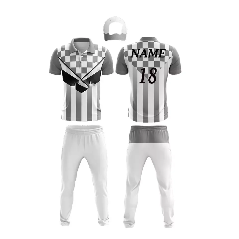 High Quality Custom Sublimated Cricket Wears Cricket Uniforms With Jerseys And Trousers Men High Quality Printed Cricket